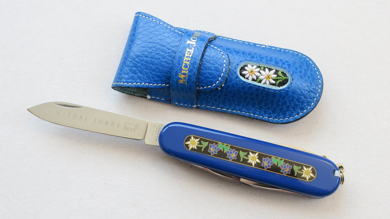 Victorinox Spartan Michel Jordi Blue Swiss Army Knife - YouTube