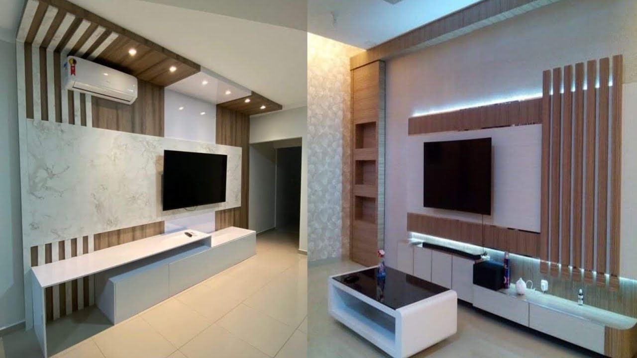 Best LED Tv Unit Cabinet Design for Living Room | Tv Showcase Design ...