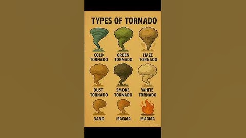 🌍DISCOVER TYPES OF TORNADO 🌪 | PART 2 #tornado #tornadovideo