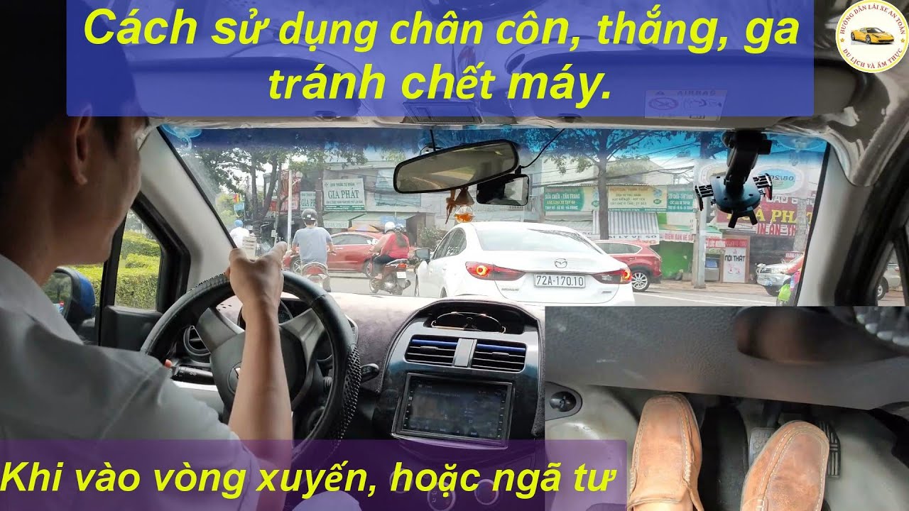 Làm sao để kiểm soát chiếc xe của mình vào vòng xuyến và qua ngã ba , ngã tư được an toàn - Thầy Tâm