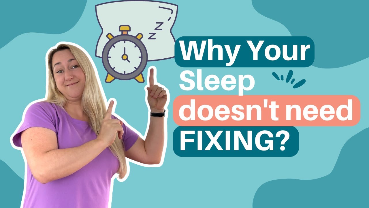 Why You Don’t Need To Fix Your Sleep to Overcome Insomnia - YouTube