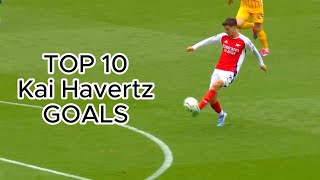 Top 10 Kai Havertz GOALS for Arsenal!