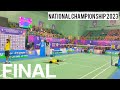 Final md  senior national badminton championship pruthvisuraj vs krishna prasadvishnuvardhan