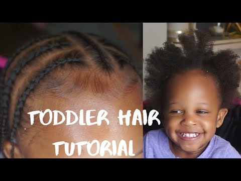 Easy Toddler Hair Tutorial l Braids | Natural Hairstyles for a two year old