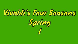 Antonio Vivaldi | The Four Seasons | La Primavera (Spring) | no 1 | Allegro | Classical Gold Music Resimi