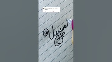Writing a name "Ujjwal" in calligraphy #shorts #youtubeshorts #calligraphy #viralshorts
