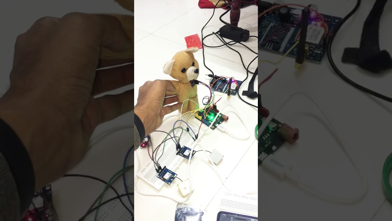 Person fall detection system using Arduino UNO, SIM900A and NEO6M - YouTube