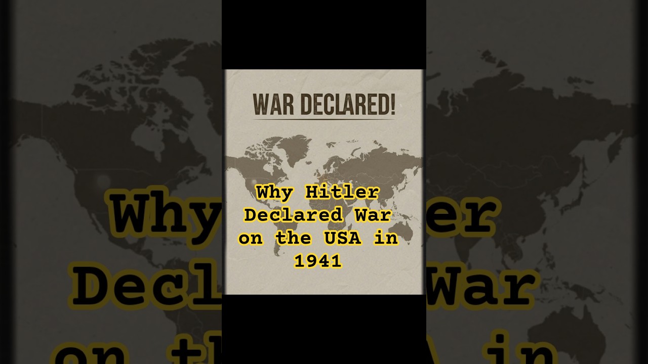 Why Hitler Declared War on the USA in 1941 | WWII Explained
