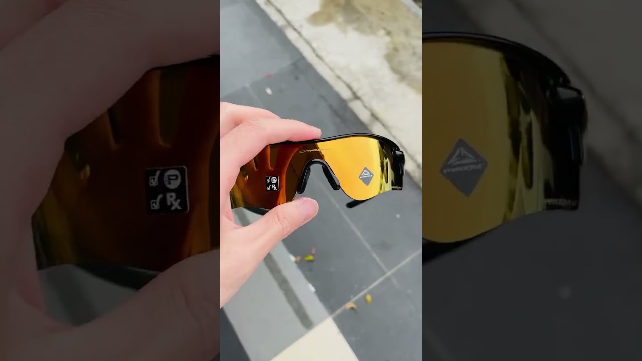 Oakley Radarlock Polished Black / Prizm 24K Polarized - YouTube
