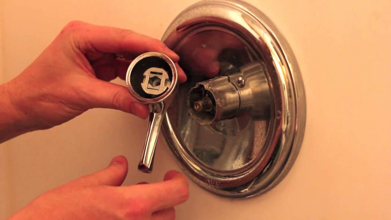 How To Take Shower Handle Off Replace/Upgrade your Shower and Bath Handle - YouTube