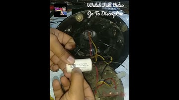 How To Replace Table Fan Capacitor | टेबल फेन कैपेसिटर बदले घर में आसानी