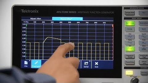 Simplified ARB waveform creation with the AFG31000