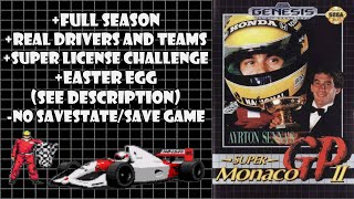 Ayrton Senna's Super Monaco GP II (w/Real Drivers and Teams) - Can I beat Senna in the first season?