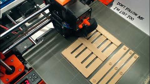 Howto make a 3D printed euro palette, all in one, with print video,  timelapse / octolapse