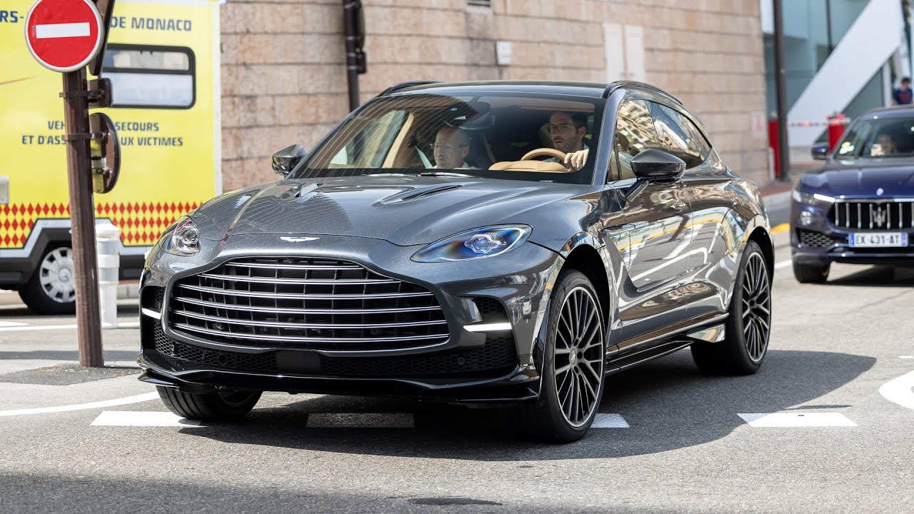 NEW Aston Martin DBX 707 - Acceleration Sounds & Driving in Monaco !
