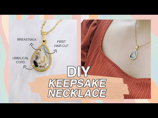 DIY Breastmilk Jewelry START TO FINISH! Make a breastmilk keepsake