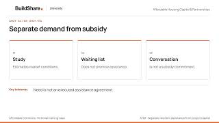 AH21 | Separate resident assistance from project capital