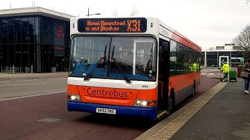 Centrebus Plaxton Dennis Dart SPD 552 SK52OKE. Route X31 Luton To Hemel Hempstead Rail Station