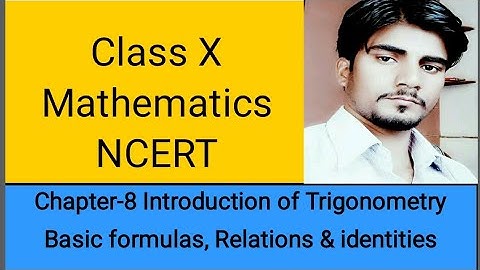 Class 10  Introduction of Trigonometry, it