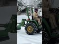 Clearing 🚜the way for a cozy #ChristmasEve. And what’s on the menu? Homemade lasagna!!!