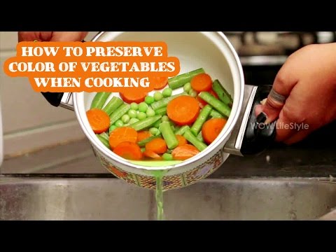 How to Preserve Bright Colors of Vegetables After Boiling | Usefull Kitchen Hack