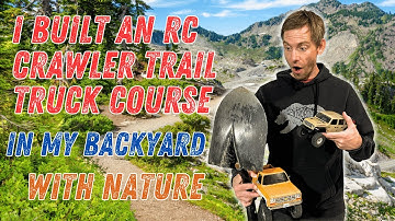I Built the Easiest RC Micro Rock Crawler Trail Course in My Backyard