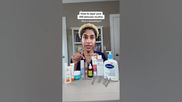 How to layer AM skincare, from a dermatologist #skincare #skincaretips