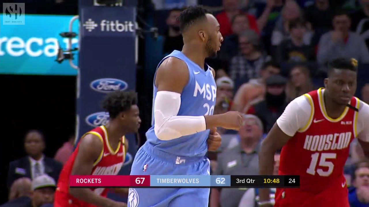 Josh Okogie Full Play vs Houston Rockets | 01/24/20 | Smart Highlights ...