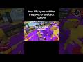 three kills by me and then a wipeout to take back control #splatoon #shorts