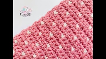 🇺🇸 CROCHET Tiny Hearts Pattern 🤍