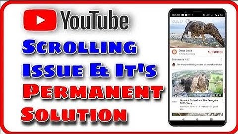 How to Solve Scrolling Issue In YouTube App - Technical Bonusechnical Bonus#youtube