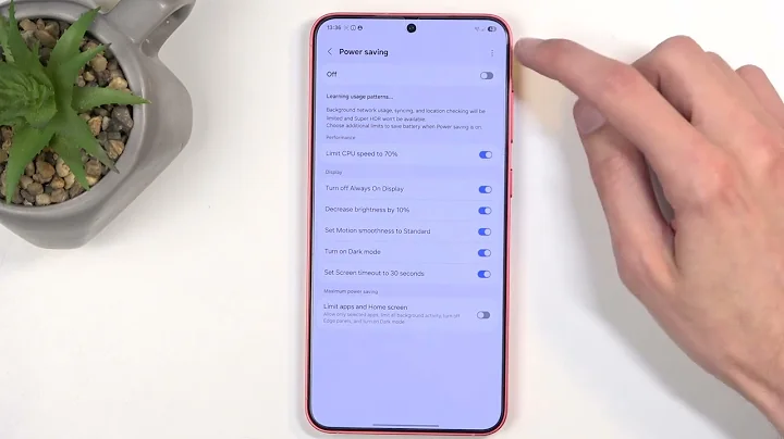 How to Activate Power Saving Mode on SAMSUNG Galaxy S25+