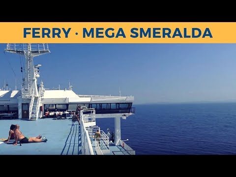 Passage ferry MEGA SMERALDA, Bastia - Livorno (Corsica Sardinia Ferries)