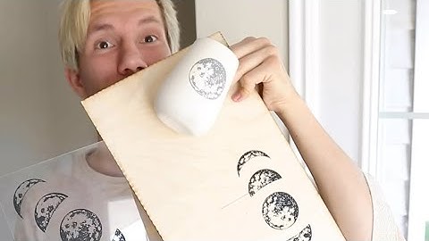 Printing on Wood, Glass, Canvas, and Pottery with One Stencil!