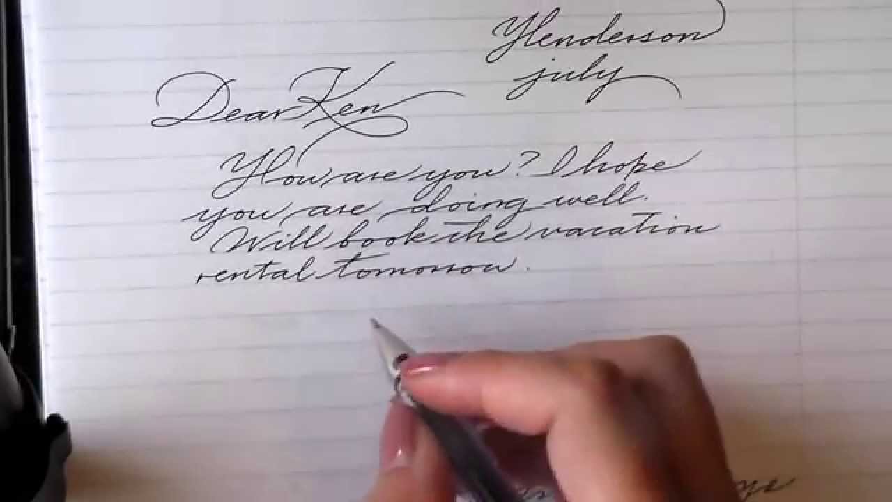 Improve Cursive Writing