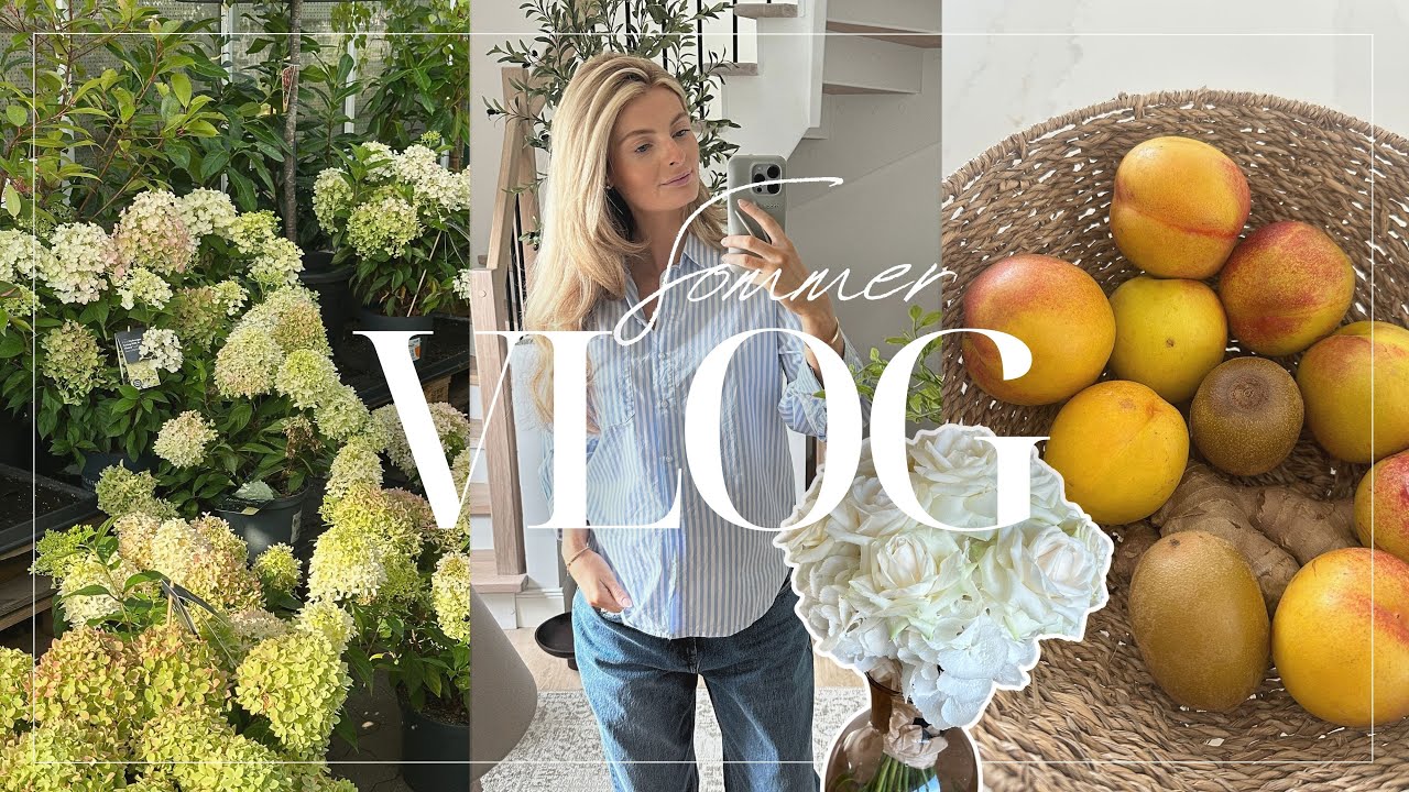 SOMMER VLOG | Neues Geschirr, 1. Hochzeitstag & Leckerer Hähnchensalat | theglazedblonde