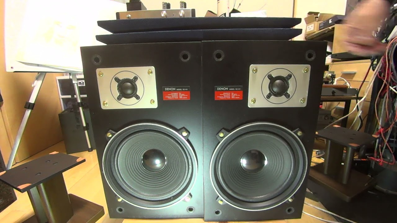 銘機DENON デノン2wayスピーカー SC-101リペアー 銘機Denon sc-101リペアー - YouTube