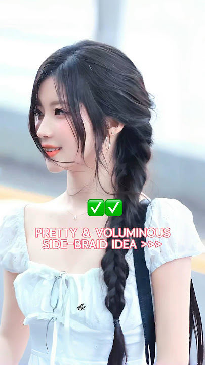 Prettier side-braid for flat head!! #kidol #hairstyles #hair