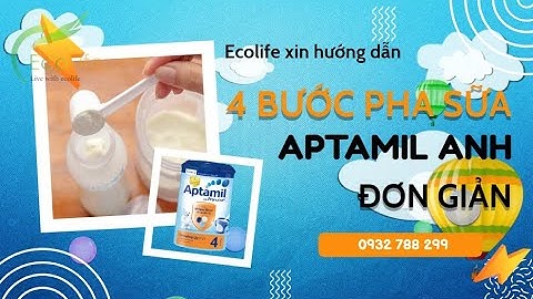Hướng dẫn pha sữa aptamil anh ‑ phanphoi com vn