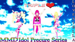 MMD-TRIPLE️(LOVE)-SHINING LINE