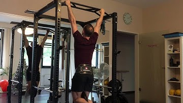 Weighted pull-ups and TRX inverted rows