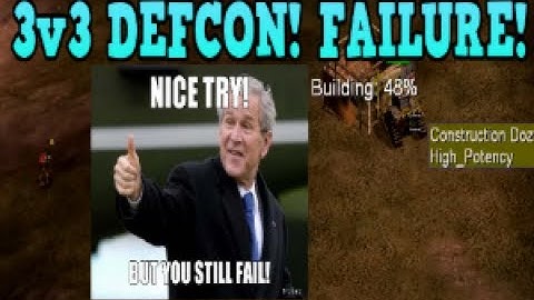 CNC:ZERO HOUR 3V3 DEFCON Big Fails!