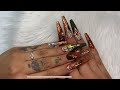 Autumn 🍂 Nails | Watch me do my nails | Chalk nails!? | Modelones acrylic