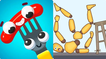 Fork N Sausage VS Kick & Break / All Max Levels Gameplay Android,ios New Update