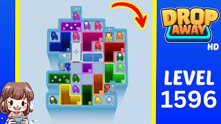Drop Away Level 1596 Solution Walkthrough