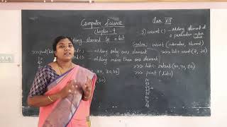 XII Standard Computer Science - Chapter 9 - Deleting Elements from List