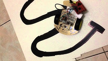 Line Followe with led and ldr (launchpad MSP430 F5529)