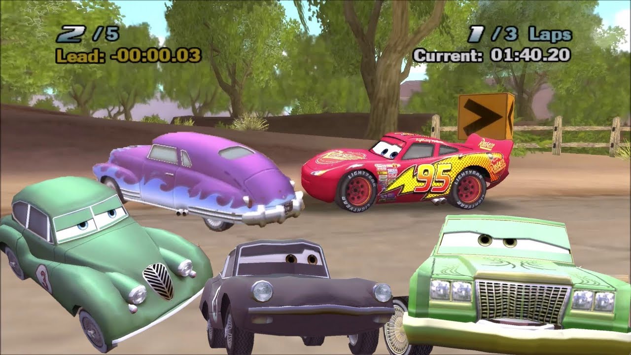 Disney Pixar Lightning McQueen Cars Movie Game 9 North Desert Dash