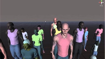 DK UMA 200 avatars Stress test