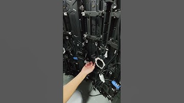 Can he get out from inside?#leddisplay#ledscreen #ledboard #ledvideowall #rentalleddisplay#eagerled